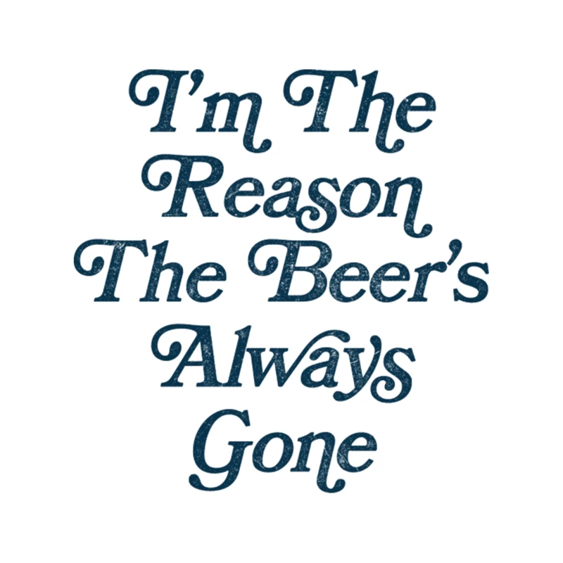 Beer Lover Typography Design Tapestry