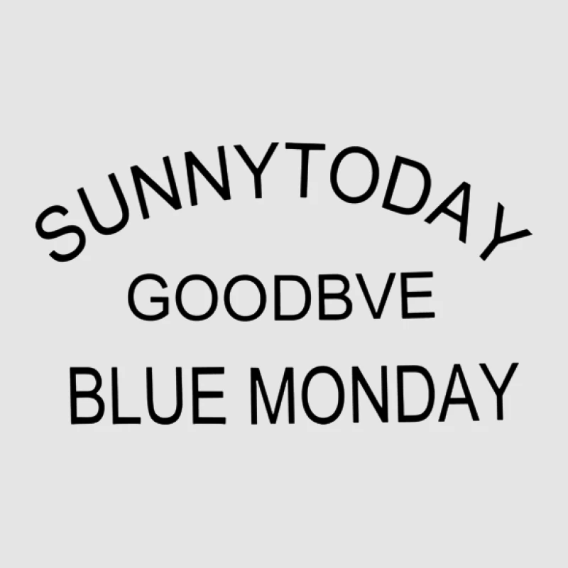 Sonnig heute, Abschied, Blauer Montag Herren Pullover Hoodie