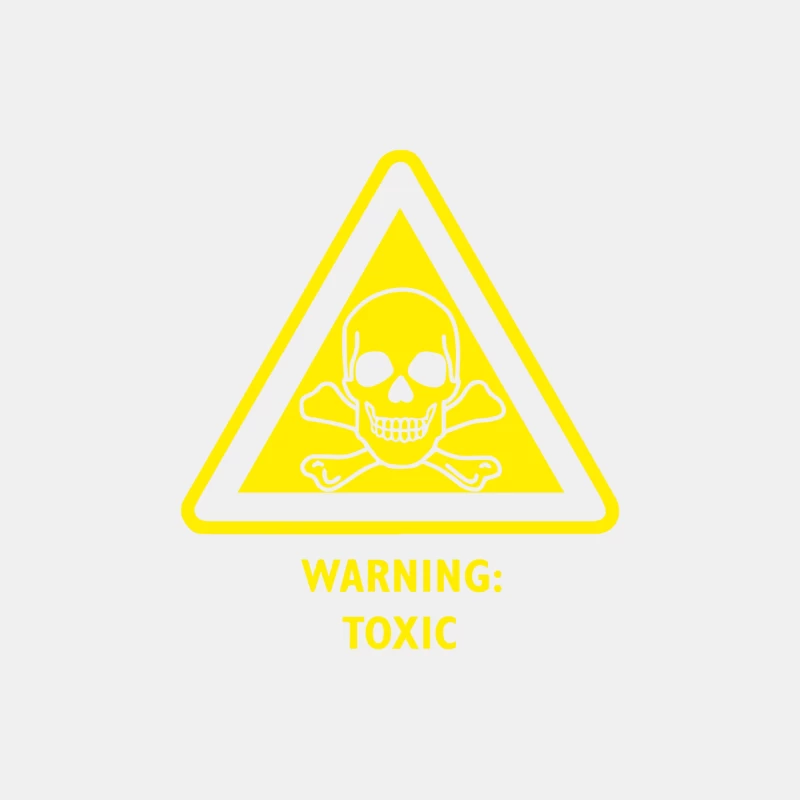 Toxic Hazard Laboratory Poison Substance Warning Male Tank Top
