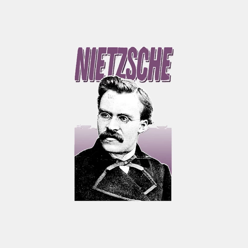 Friedrich Nietzsche Graphic Design Hipster Statement Male Tank Top
