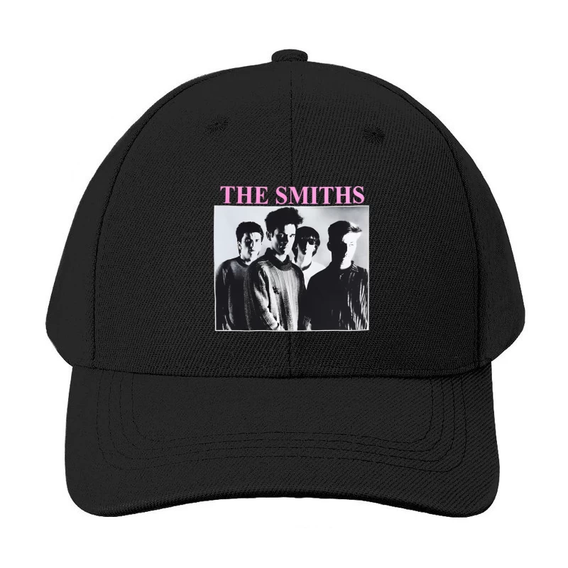 The Smiths Classic Black and White Band Album Cover from the 1980s Baseball Cap