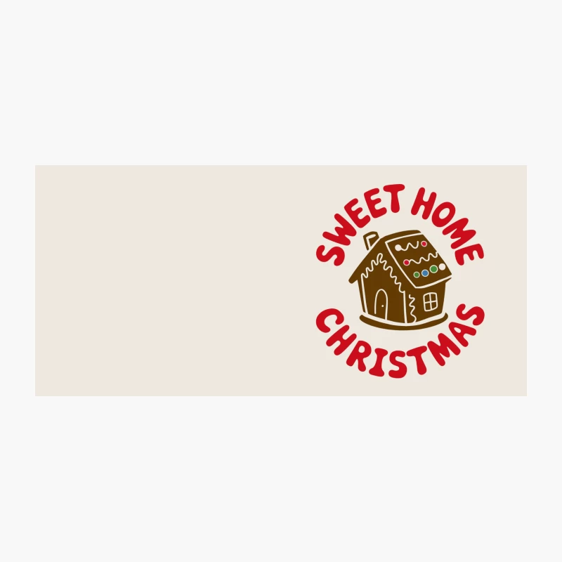 Sweet Home Christmas Gingerbread House Festive Design Coffee Mug
