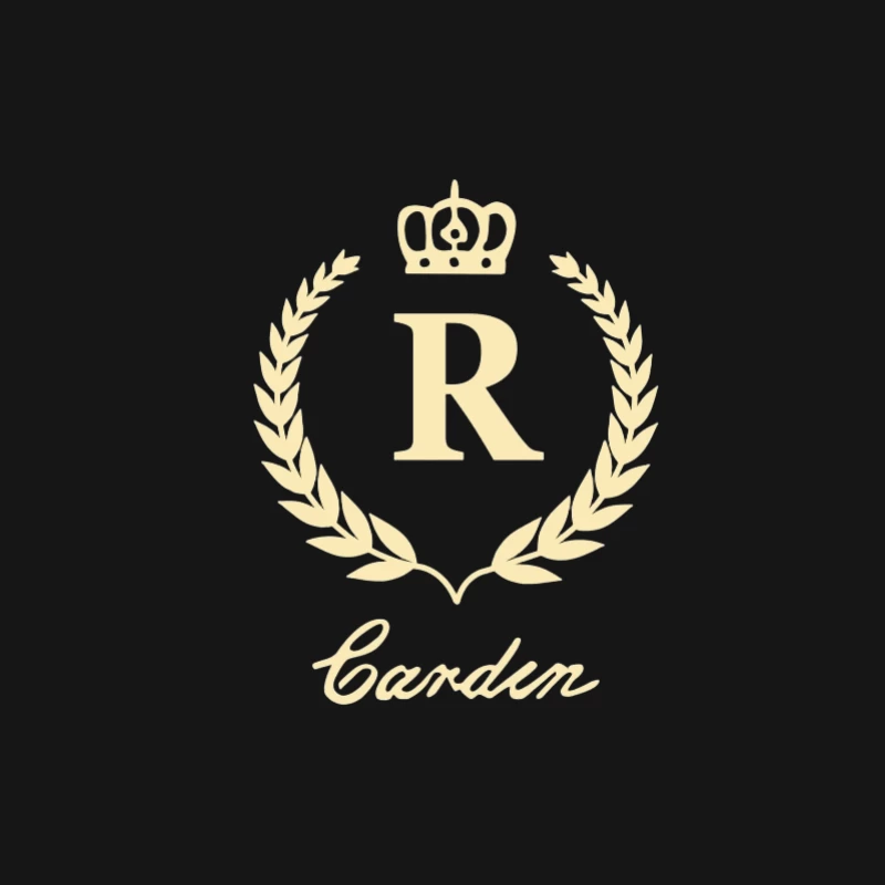 Design de Logo R Couronne Élégant Femme Manches Longues T-Shirt