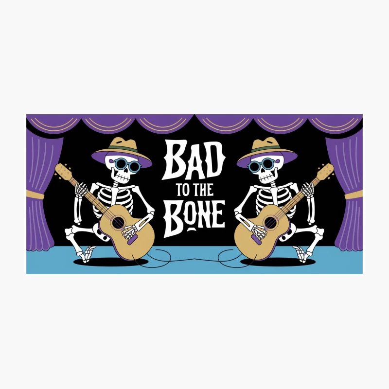 Skeletal Musicians: Bad to the Bone Performance Coffee Mug