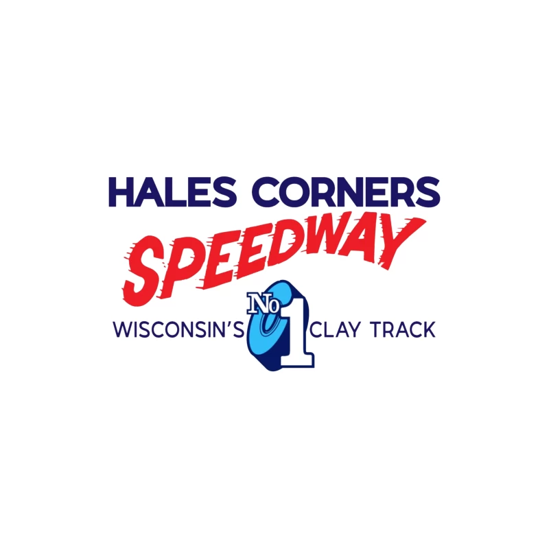 Hales Corners Speedway Throw Pillow