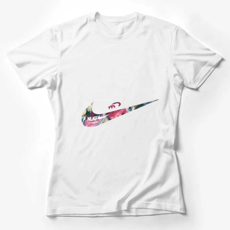 Kreatives Nike-Swoosh-Design Damen T-Shirt