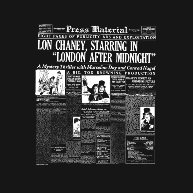London after Midnight Paper Mouse Pad