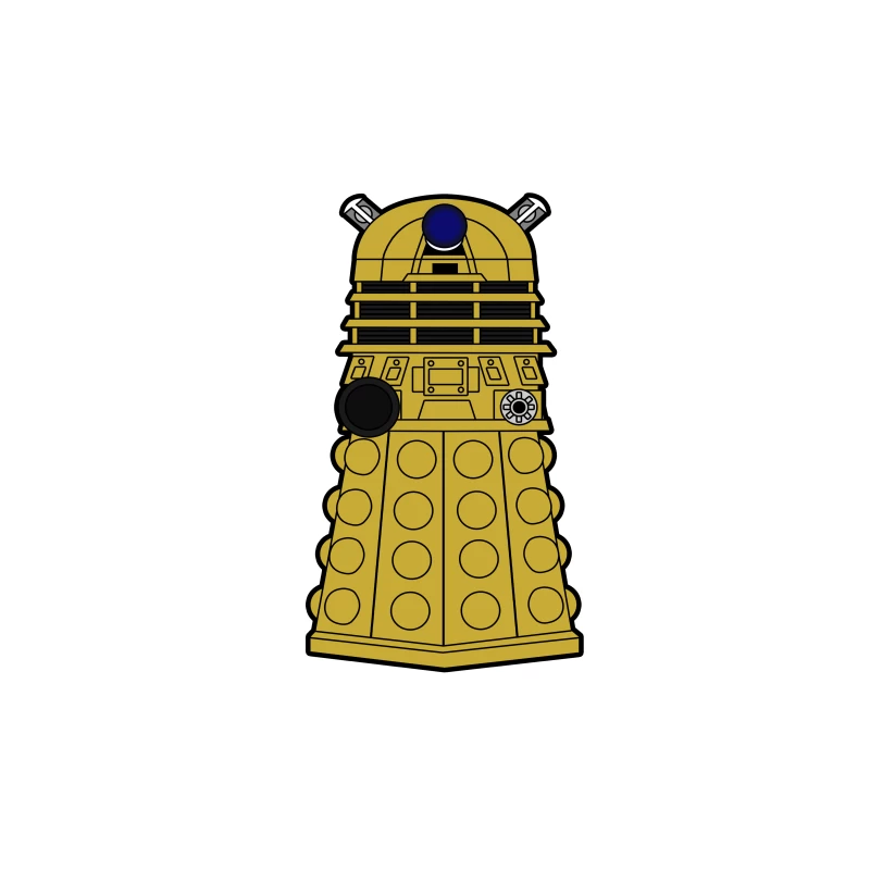 Iconic Dalek from Doctor Who Science Fiction Series Tapestry