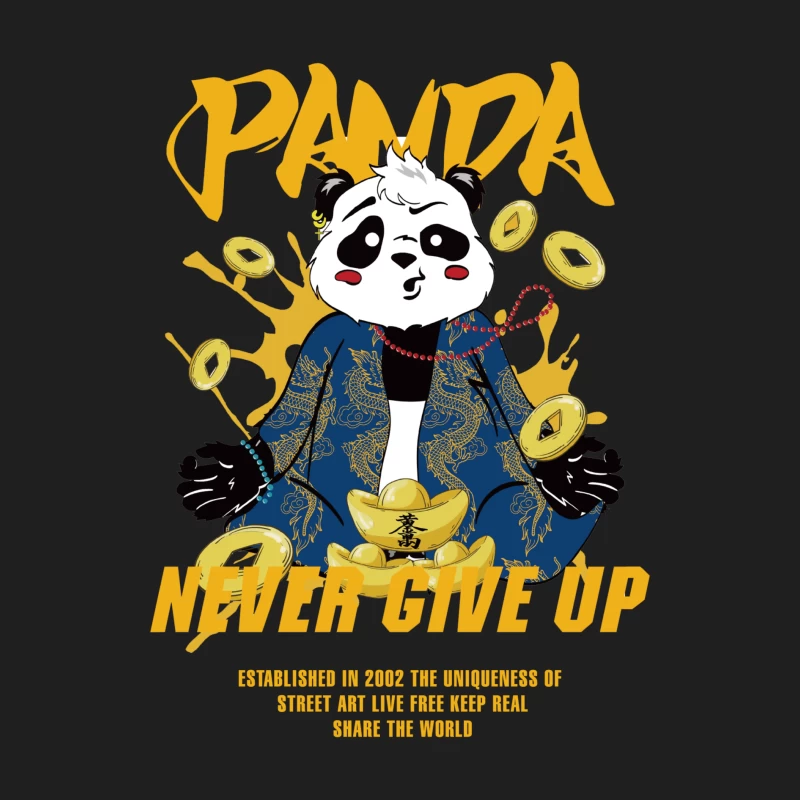 Panda Meditierend auf Reichtum Herren Tanktops
