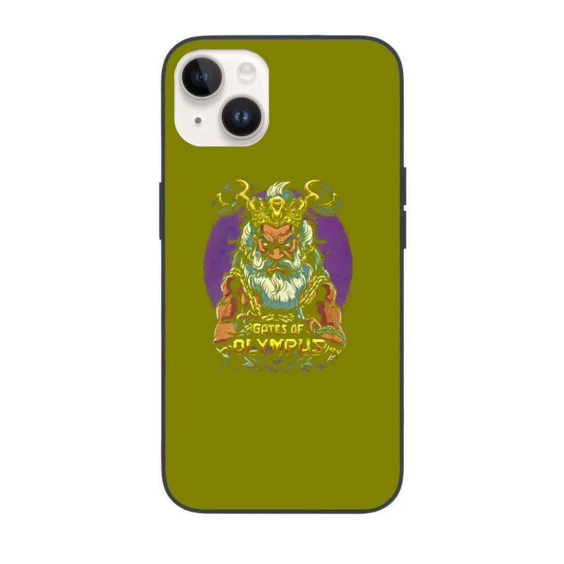 Mythological Illustration of Zeus from Greek Mythology iPhone Case
