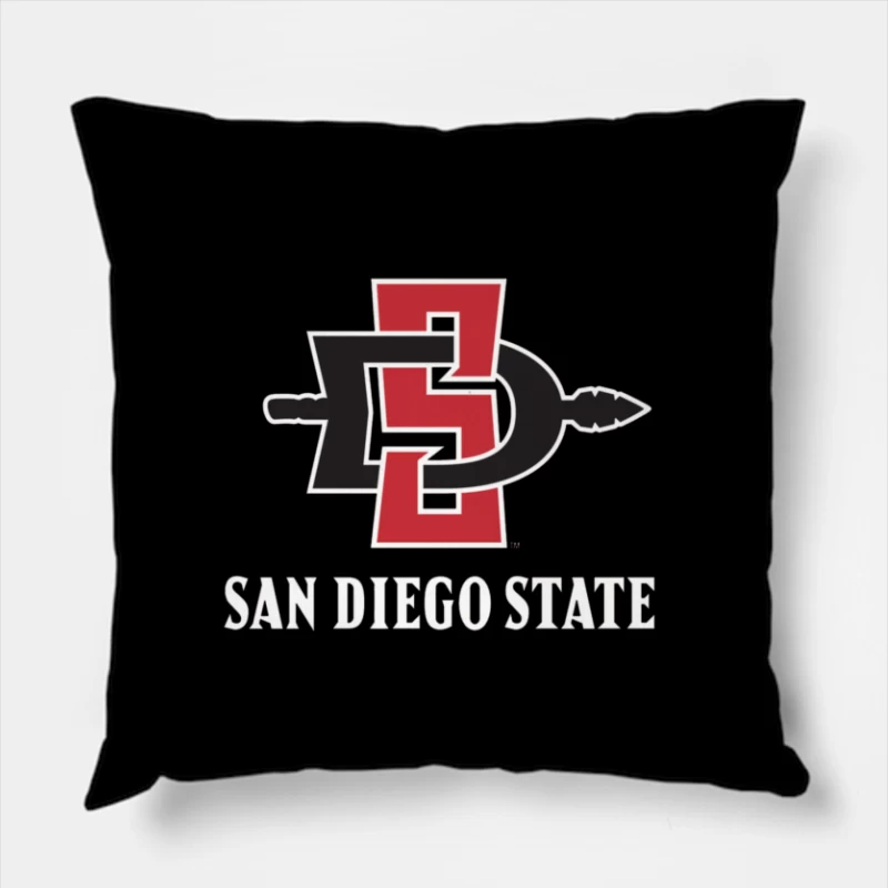 San Diego State Throw Pillow