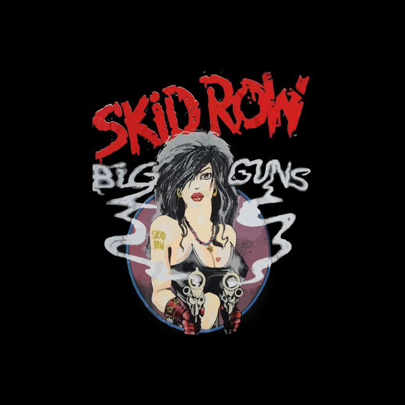 Skid Row Big Guns Vintage Rock Band Artwork Mouse Pad