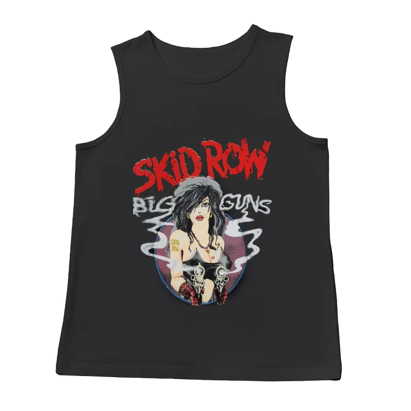 Skid Row Big Guns Vintage Rock Band Artwork Male Tank Top