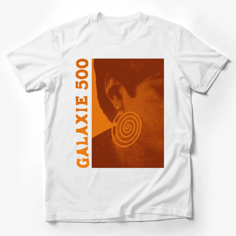 Vintage Sepia Album Cover with Spiral Design Male T-Shirt