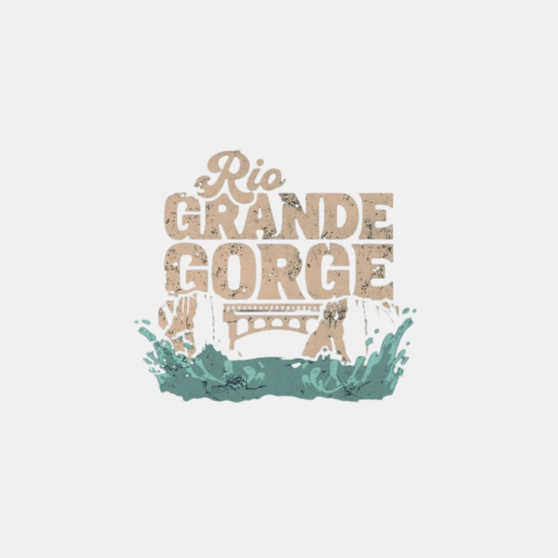 Rio Grande Gorge Abenteuer Herren Tanktops