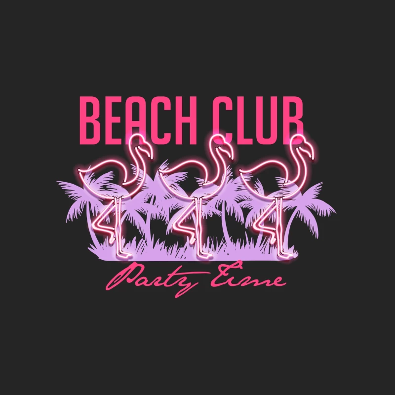 Soirée Club de Plage Flamant Homme Sweat-shirt à enfiler