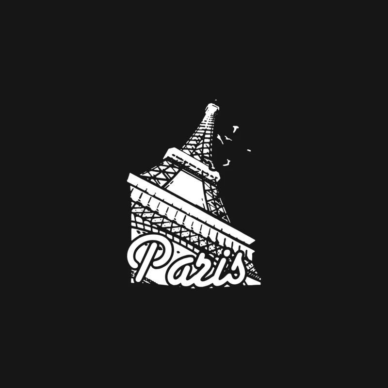 Paris France Eiffel Tower Desk Mat