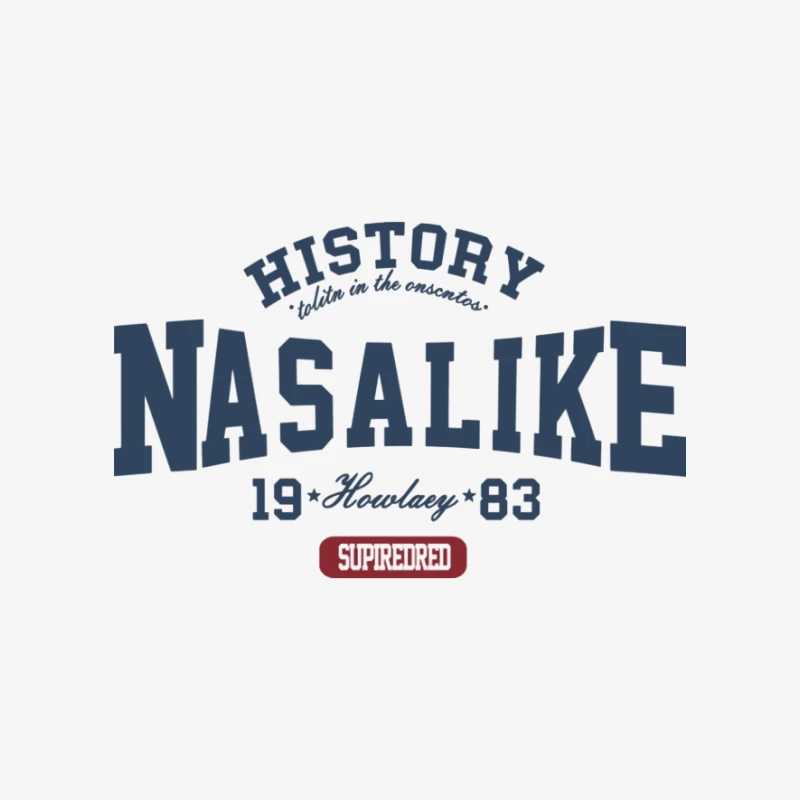 Historie Nasalike 1983 Damen Pullover Sweatshirt