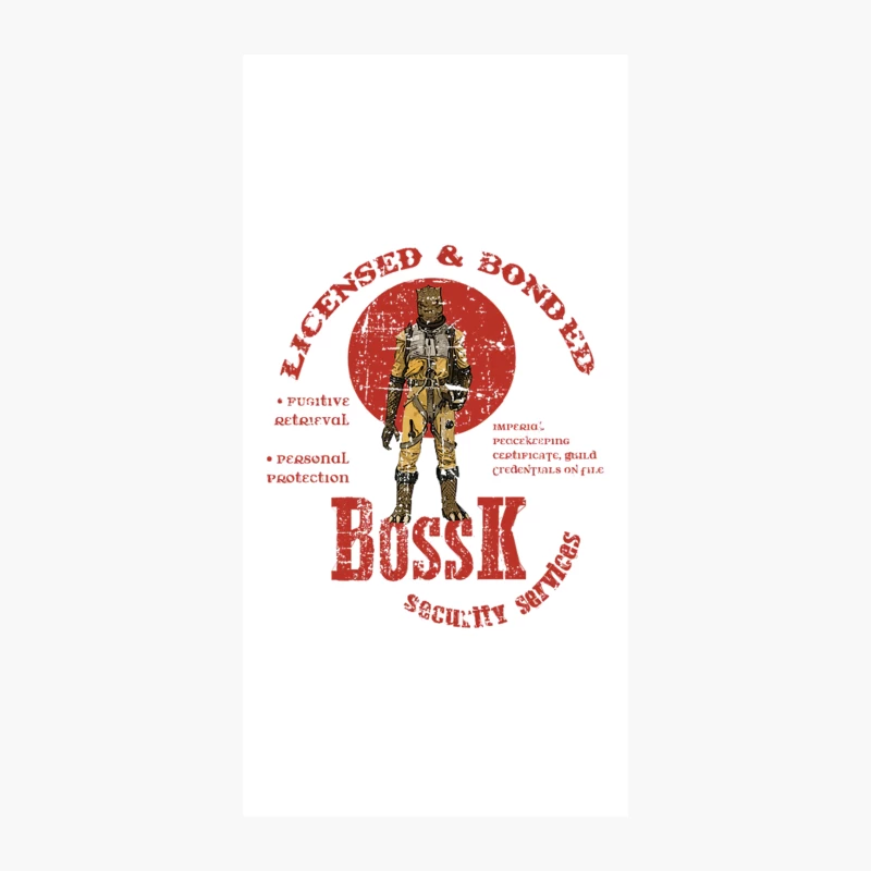 Bossk Security Services distressed iPhone Case