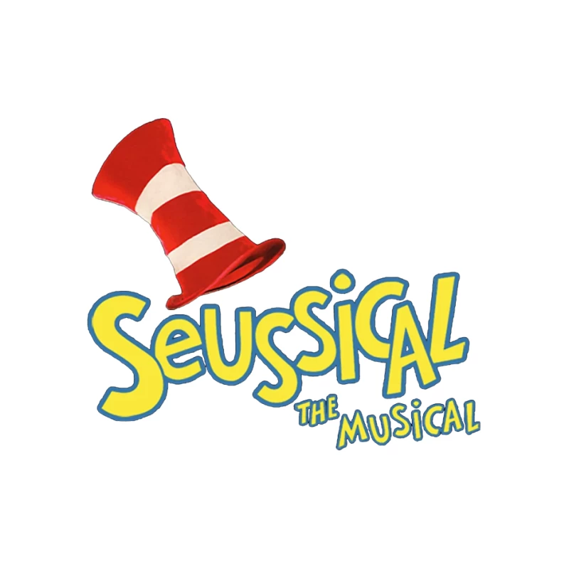 Seussical The Musical Theater Production Logo Pin