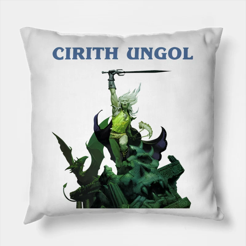 Cirith Ungol Throw Pillow