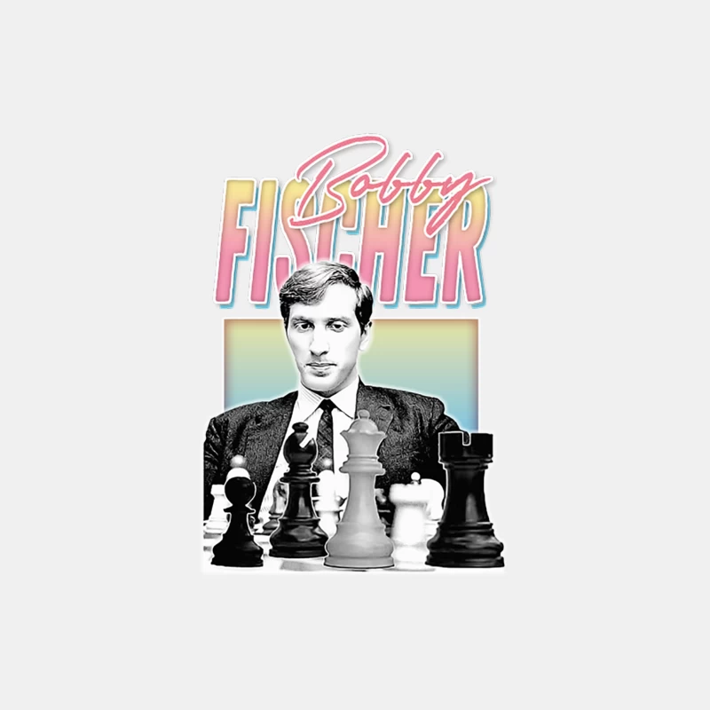 Bobby Fischer  Chess Legend Male Tank Top