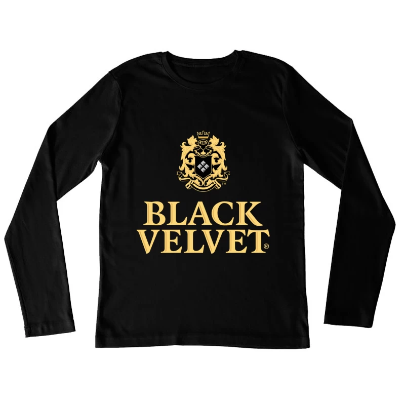 BLACK VELVET CANADIAN WHISKY Female Long Sleeve T-Shirt