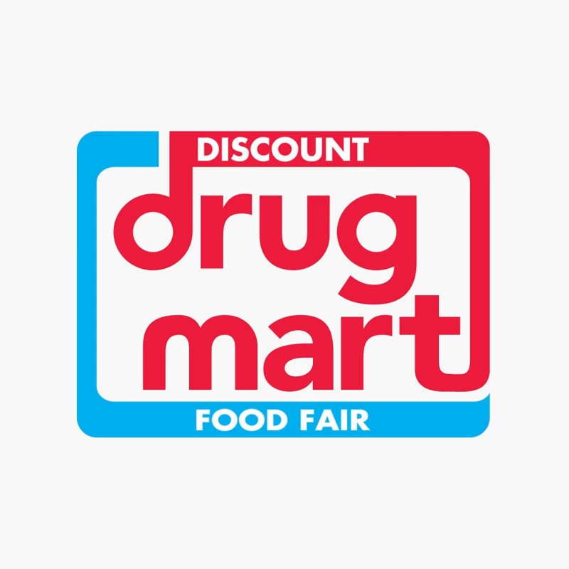 Discount Drug Mart Food Fair Vintage Retail Logo Cotton Tote Bag