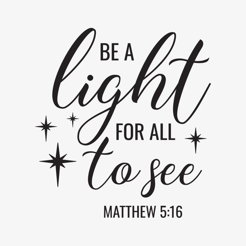 Citation inspirante de Matthew 5:16 Homme Sweat-shirt à enfiler