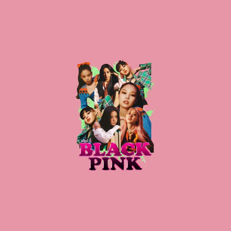 BLACKPINK Music Group Collage Desk Mat