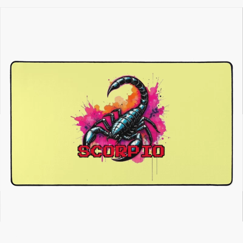 Scorpio Zodiac Art Desk Mat