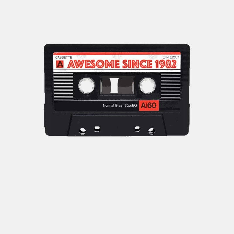 Classic Cassette Tape Mixtape - Awesome Since 1982 Birthday Gift Male Tank Top