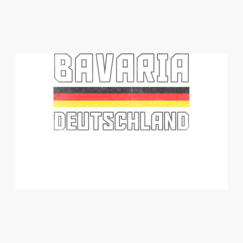 Bavaria  Germany Faded Style Region Design Travel Mug
