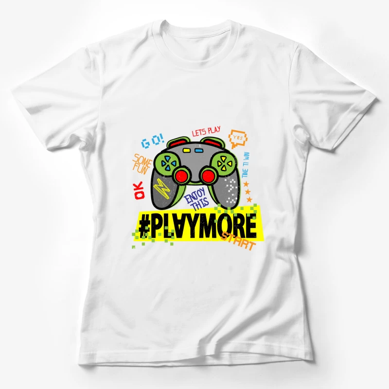 Gaming-Controller Grafik Design Damen T-Shirt