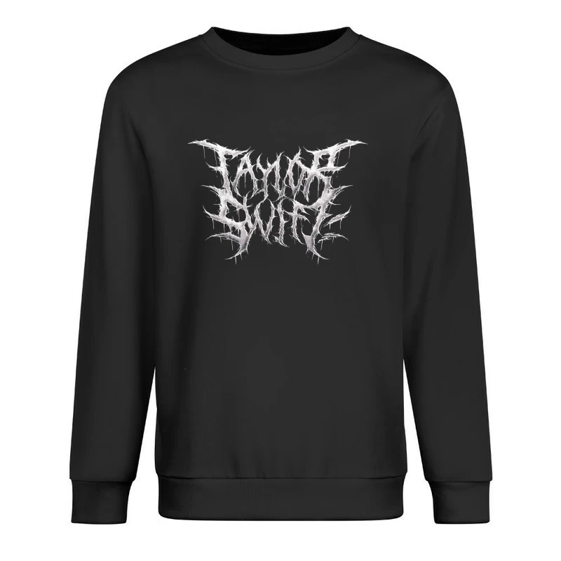 Taylor Swift Metal Logo Male Pullover Sweatshirt