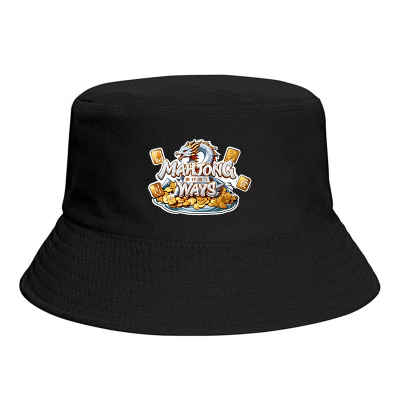 Mahjong Ways: A Dragon's Treasure Game Bucket Hat