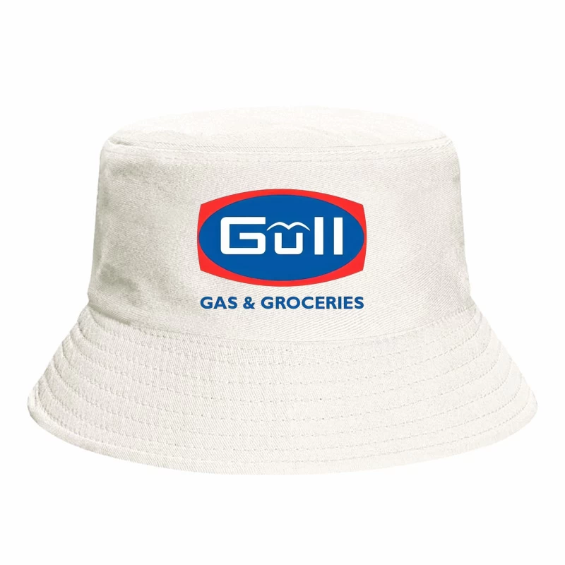 Gull Gas Station and Grocery Store Brand Logo Bucket Hat