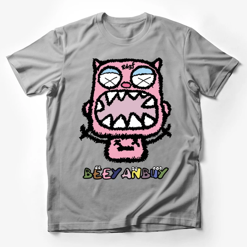 Niedliches Cartoon-Monster-Design Herren T-Shirt