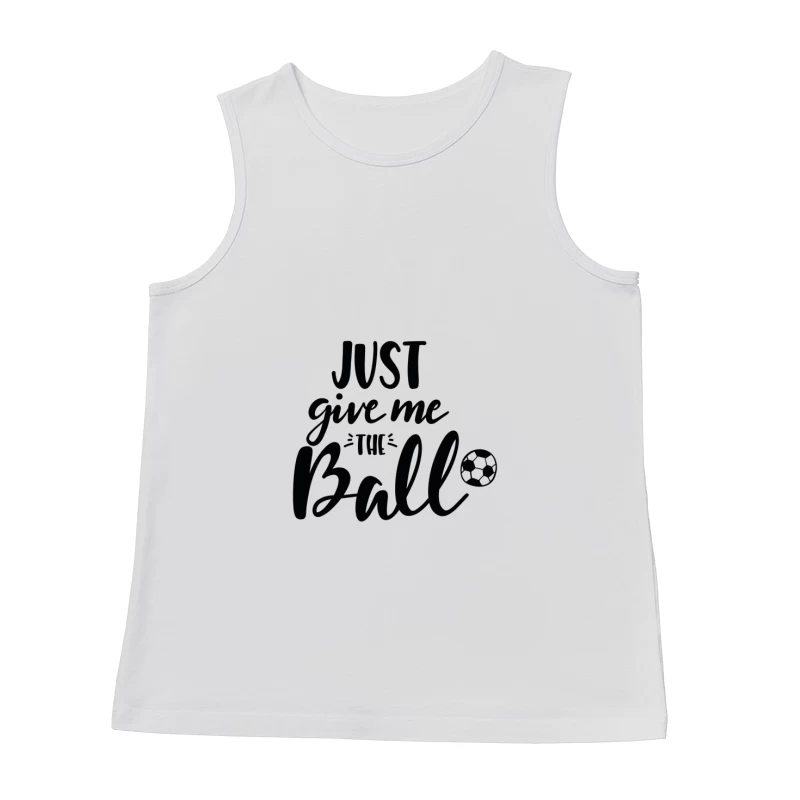 Phrase inspirante sur le football Homme Débardeur