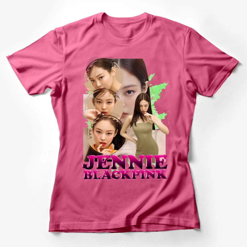 Jennie from BLACKPINK: K-pop Star and Fashion Icon Female T-Shirt