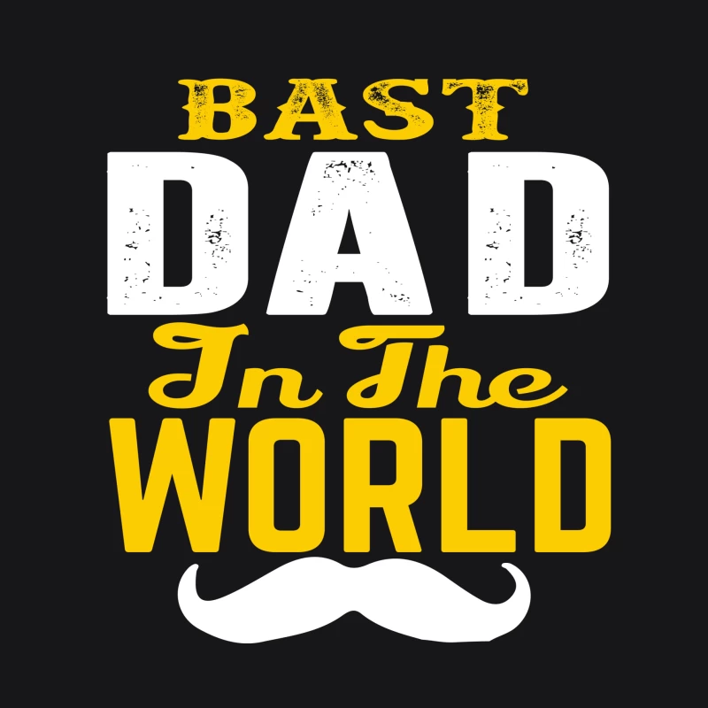 T-shirt Meilleur Papa du Monde avec Moustache Femme Sweat à capuche