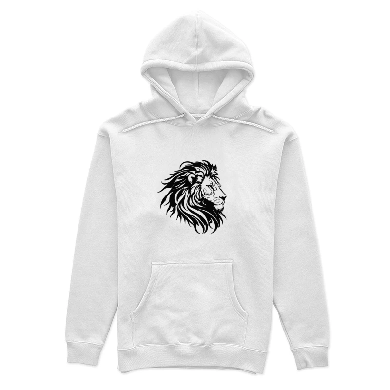 Design de Silhouette de Lion Femme Sweat à capuche