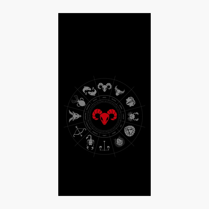 Aries Zodiac iPhone Case