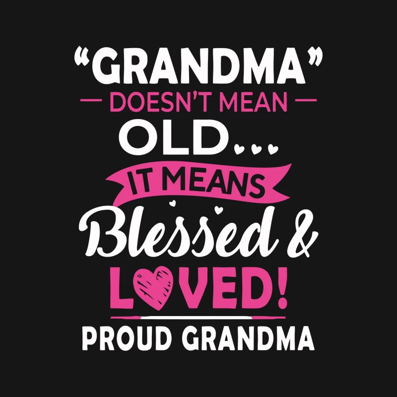 Grand-mère bénie et aimée Homme Manches Longues T-Shirt