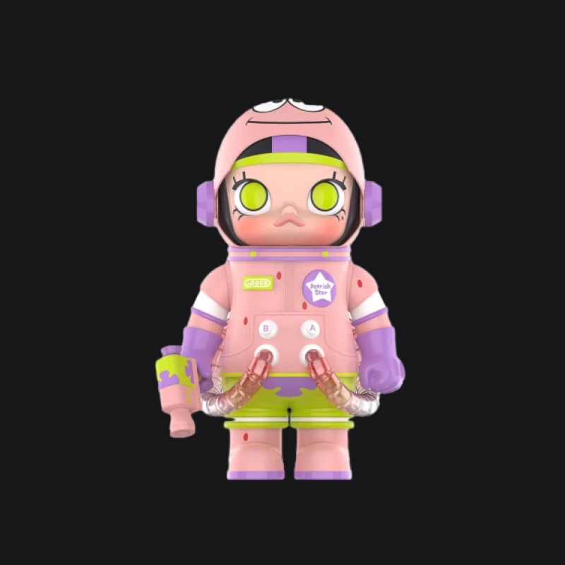 Roboterfigur im bunten Raumanzug Damen Pullover Hoodie