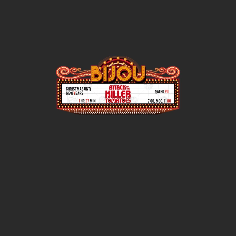 Attack of the Killer Tomatoes Marquee Baseball Cap