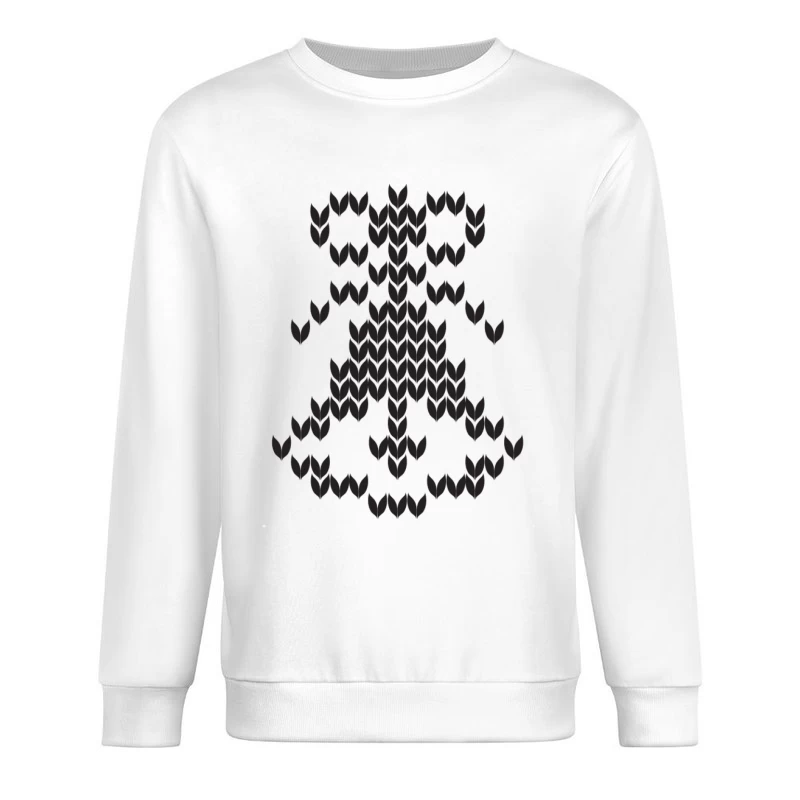 Motif en forme de cloche symétrique Homme Sweat-shirt à enfiler