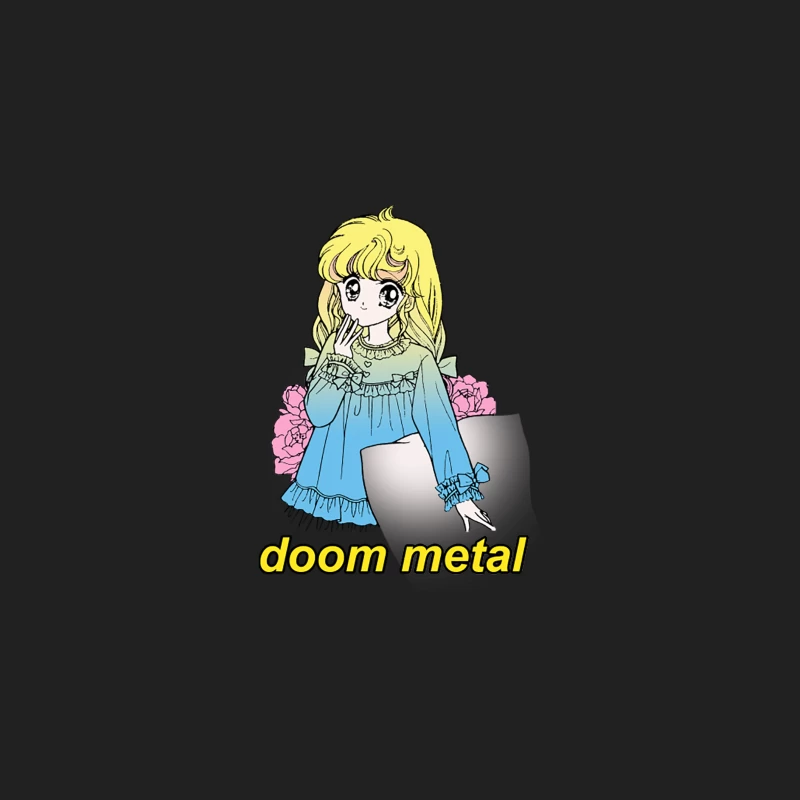 Doom Metal  Aesthetic Nihilist Meme Design Bucket Hat