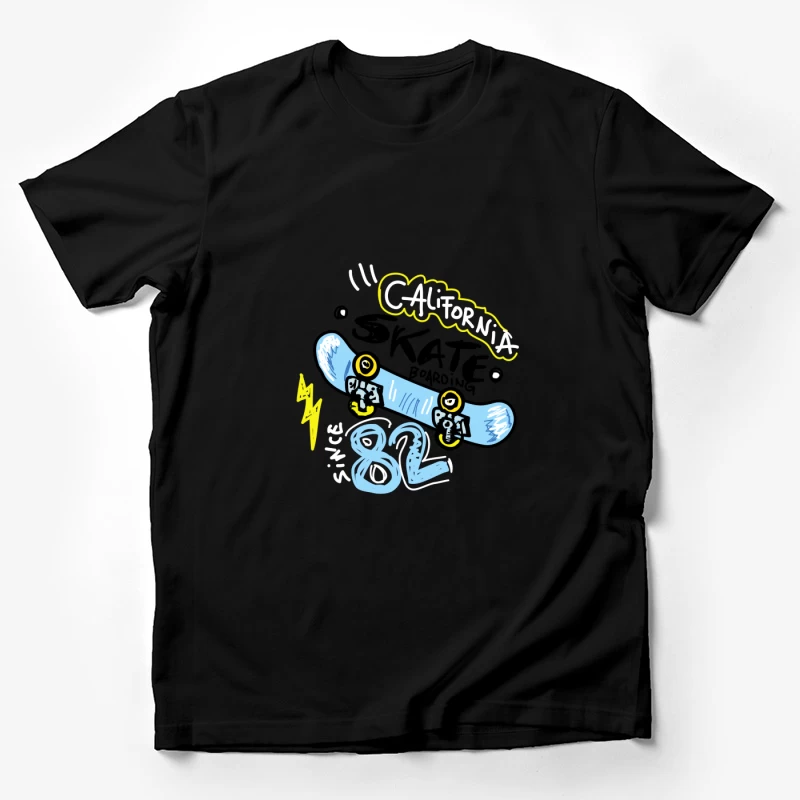 Kalifornisches Skateboard-Design seit 1982 Herren T-Shirt