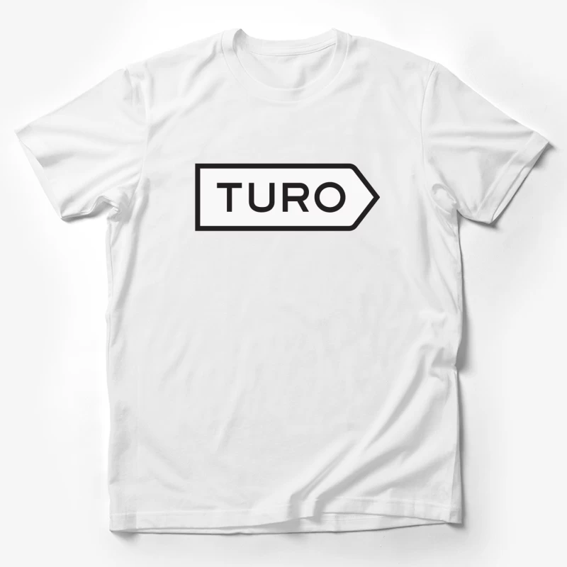 Turo Car-Sharing Service Minimalist Arrow Logo Male T-Shirt